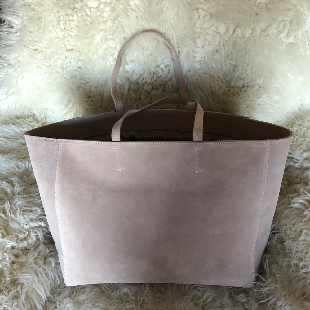 Mark and Graham Sienna Tote - Suede Blush